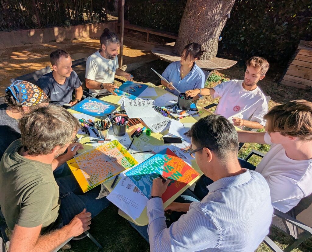 atelier en entreprise Street art Articho