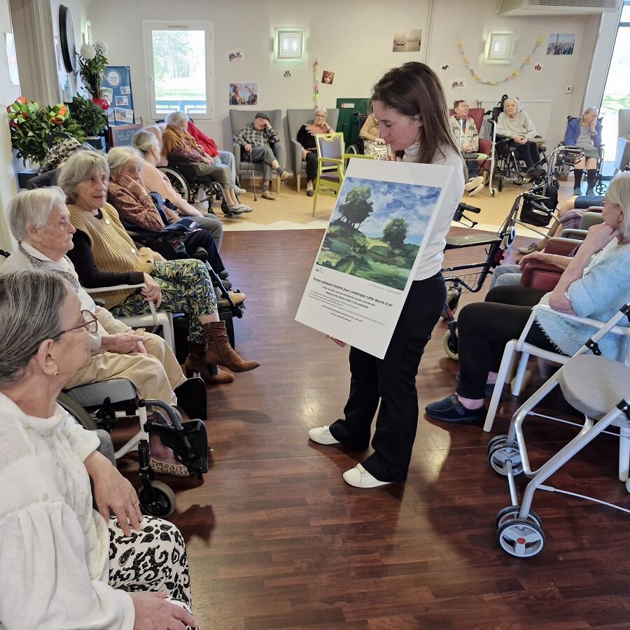 Atelier d'empathie culturelle à l'EHPAD de Grézieu la Varenne